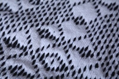 Handwoven Moroccan Vintage Rug - Black and White Kilim Rug - Image 8