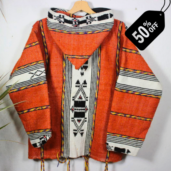 Handmade Orange Hoodie
