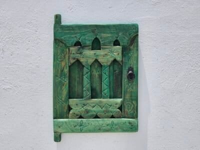 Vintage Moroccan Wooden Window - Image 6