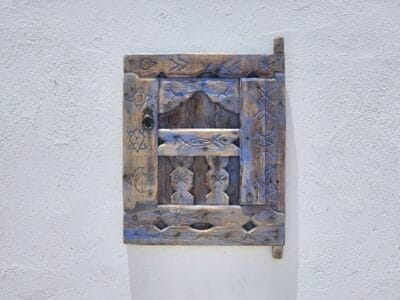 Vintage Carved Wood Panel - Image 2