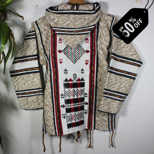 handmade beige and white moroccan fleece hoodie for men and women, bohemian style beige hoodie jacket with white stripes, authentic berber wool hoodie in beige and white pattern, unisex moroccan hoodie coat with beige and white stripes, handcrafted beige fleece hoodie with cozy hood and toggles, beige and white wool hoodie for boho winter fashion lovers, artisan moroccan hoodie with warm beige tones and stripes, boho striped fleece hoodie coat in beige and white, eco-friendly handmade beige hoodie jacket from morocco, soft wool hoodie with beige and white tribal patterns, moroccan hoodie for men and women in beige and white design, vintage-inspired moroccan hoodie with artisan beige weave, warm beige wool hoodie with white details for everyday wear, handmade hoodie coat with traditional berber beige motifs, beige and white striped hoodie for festivals and travel, moroccan wool hoodie with front pockets and cozy hood, unisex hoodie in beige and white handmade by moroccan artisans, oversized beige hoodie coat with traditional toggle buttons, beige fleece hoodie jacket for cold weather layering, boho wool hoodie with neutral beige and white palette, berber-inspired hoodie in beige wool for winter styling, beige and white cozy hoodie coat for men and women, natural wool moroccan hoodie with beige tribal design, handwoven hoodie with white and beige stripes from morocco, organic wool hoodie coat handmade in beige and white tones, beige hoodie jacket for bohemian lifestyle and fashion, neutral toned moroccan hoodie with artisan craftsmanship, unisex ethnic hoodie coat with beige fleece and white pattern, traditional hoodie with hood and toggle closure in beige color, beige hoodie coat for autumn, winter, and festival seasons, cultural fleece hoodie with beige and white woven design, relaxed fit beige hoodie jacket made by moroccan hands, long sleeve hoodie coat in beige and white wool blend, soft handmade hoodie coat in beige wool and fleece, beige and white moroccan coat for slow fashion wardrobes, handcrafted beige boho hoodie for unisex winter layering, neutral beige hoodie with rustic north african style, beige tribal hoodie with deep side pockets and hood, handmade fleece jacket with beige and white traditional print, versatile moroccan hoodie coat for both men and women, beige and white striped hoodie for ethically-minded shoppers, hoodie coat in beige color with white bohemian details, unique moroccan hoodie with hand-stitched beige pattern, warm artisan hoodie coat for creative travelers, beige fleece hoodie with vintage tribal berber motifs, natural fleece hoodie jacket for cool spring or autumn, berber hoodie with beige and white palette for everyday fashion, boho beige wool hoodie with white tribal embroidery, timeless beige moroccan hoodie coat with artisan charm, wool blend fleece hoodie for neutral-toned styling