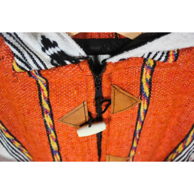 Handmade Orange Hoodie - Image 8