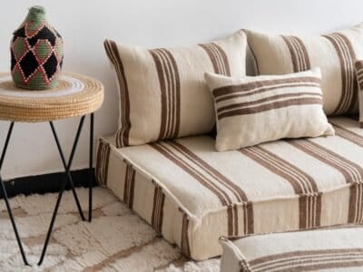 Moroccan Sofa Set with Cushions and Covers - Image 4